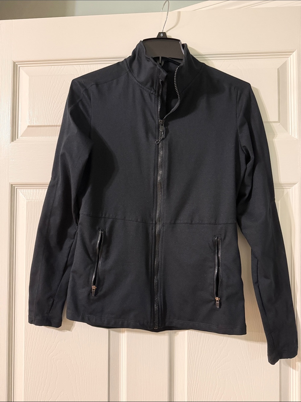 Classic Black Zip-Up Jacket